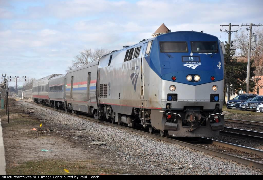 Eastbound "Illinois Zephyr"